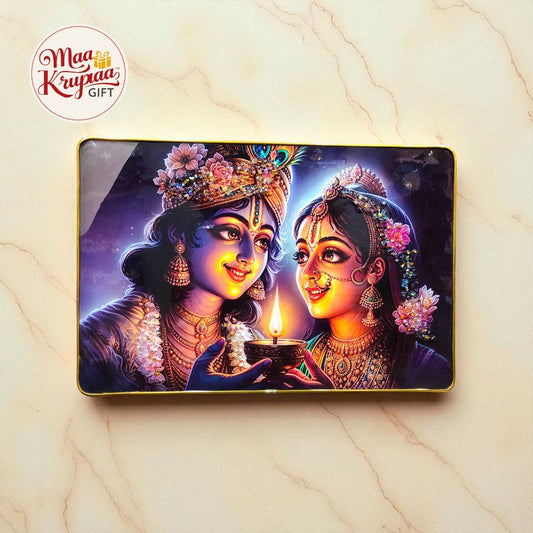 PREMIUM RADHA KRISHNA WALL FRAME W124