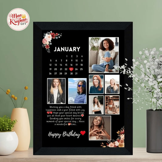 CUSTOM BIRTHDAY CALENDAR PHOTO FRAME P11