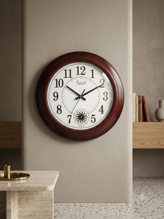 SIDDHARTH QUARTZ ELEGANT WALL CLOCK WC05