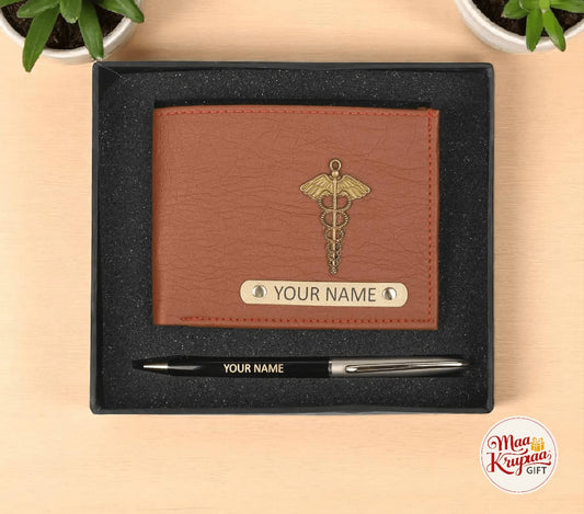 PERSONALIZED WALLET & PEN GIFT SET P7