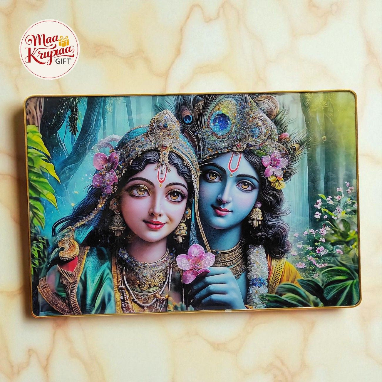 RADHA KRISHNA DIVINE LOVE PREMIUM FRAME W152