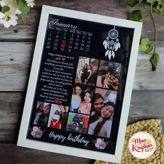 BIRTHDAY PHOTO CALENDAR FRAME P11