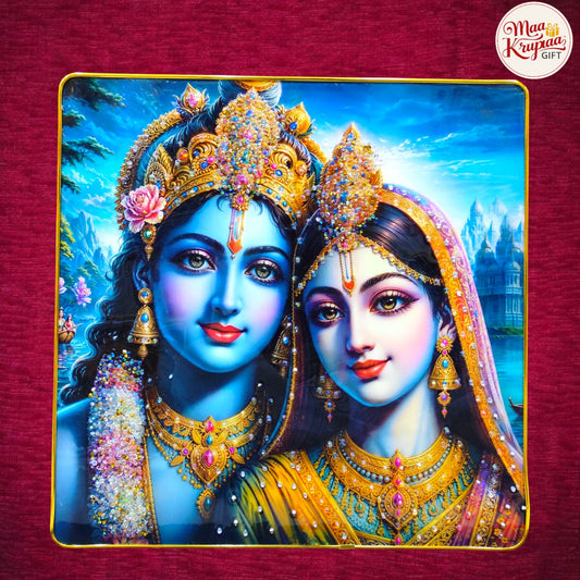 ROYAL RADHA KRISHNA PALACE HOME DECOR WALL FRAME 1034 D27