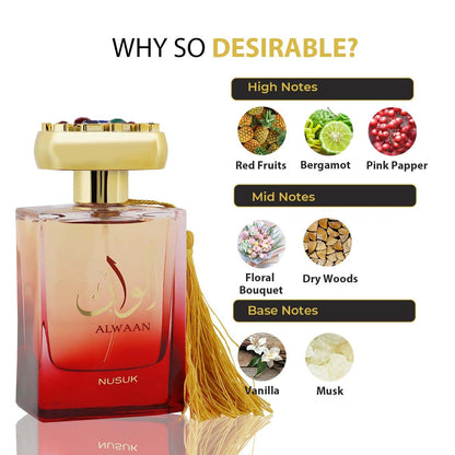 ALWAAN ( 100ML ) Perfume By NUSUK