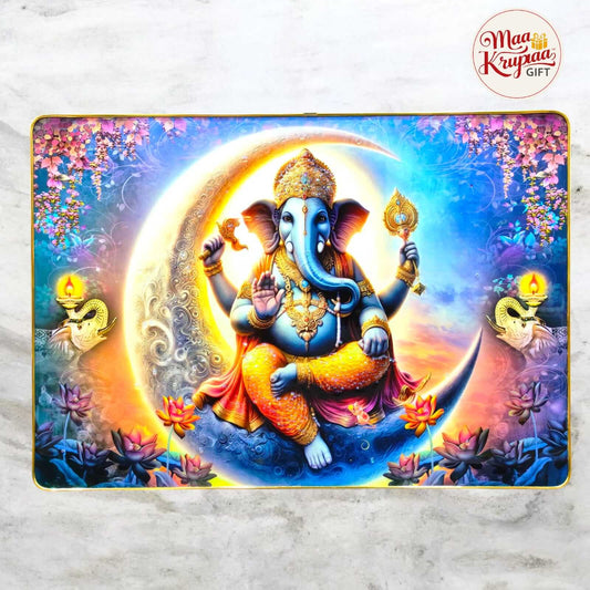 MOONLIT LORD GANESHAY HOME DECOR WALL FRAME 1034 D6