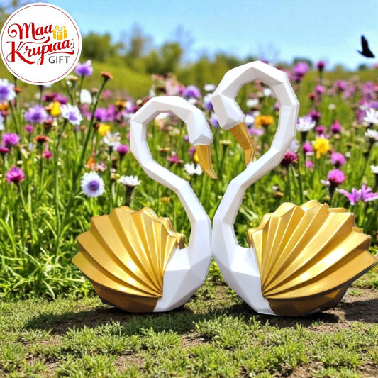 Couple Swan Showpiece or Swans in Love Showpiece W218