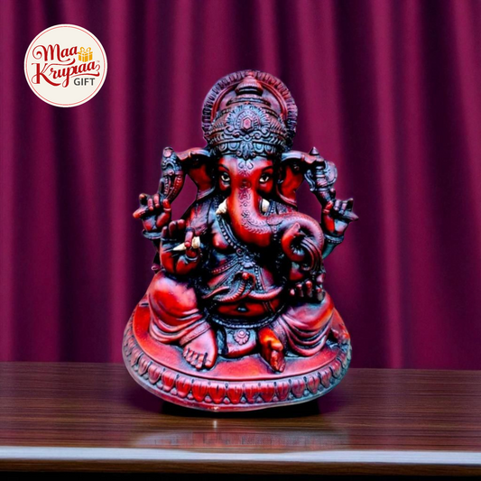 Shree Ganesh ji brown colour idol 862