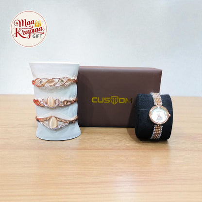 CUSTOM WATCH & BRACELET GIFT SET W47