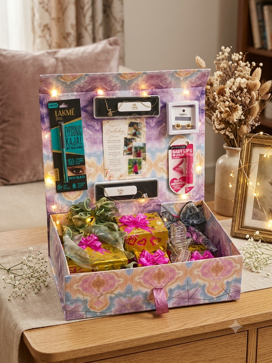 IMITATION JWELLERY GIFT HAMPER BOX PERSONLIZED.