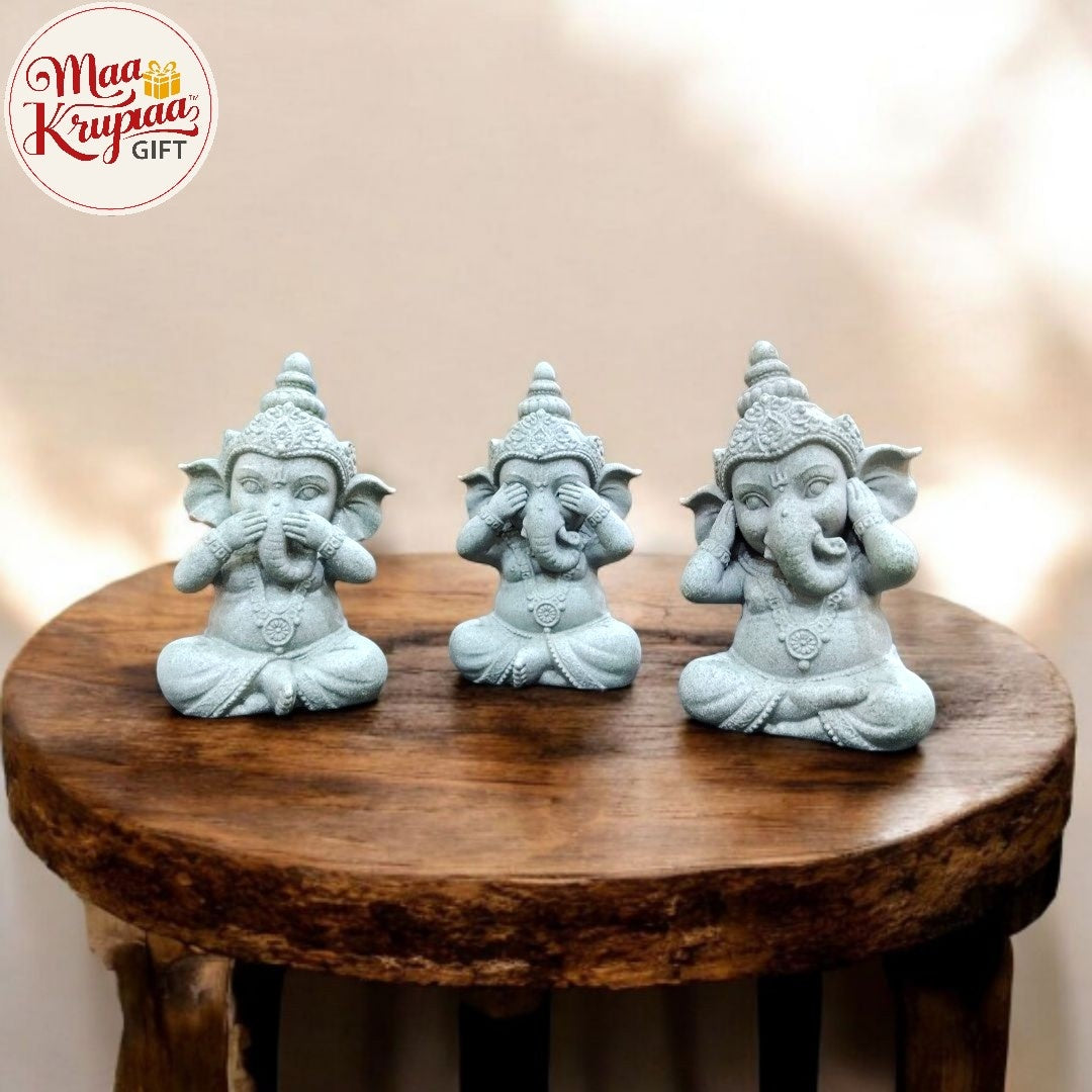 Three Wise Ganesha W240