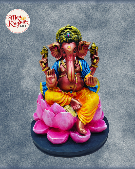 Brown Colour Beautiful Ganesh ji showpiece Mk430