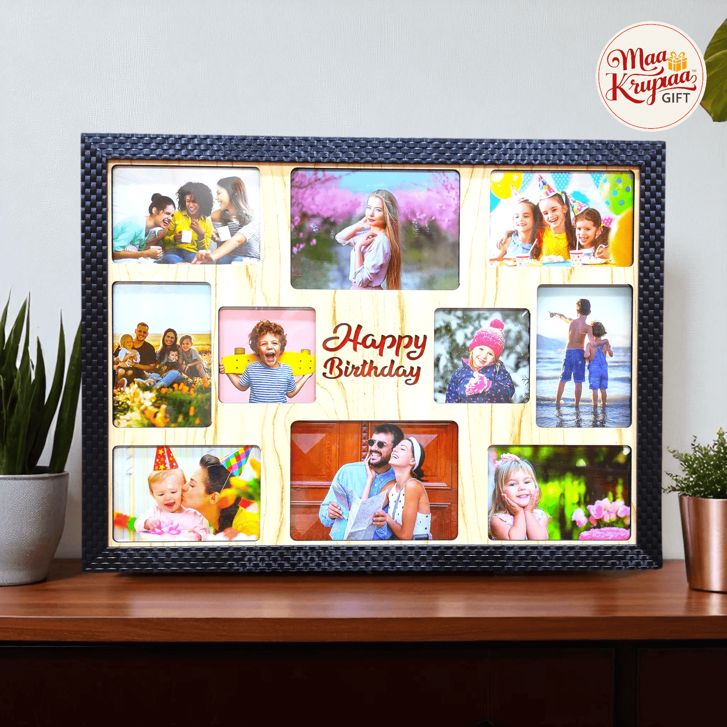 HAPPY BIRTHDAY PHOTO COLLAGE FRAME 1293 W14