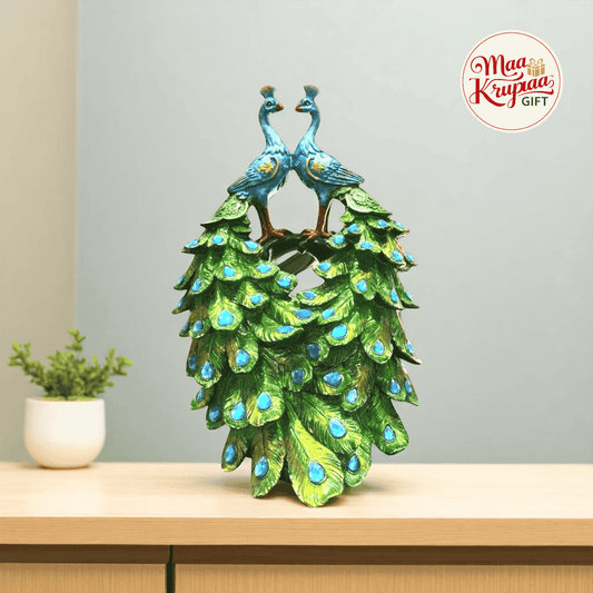 TWIN PEACOCK DECORATIVE PREMIUM SHOWPIECE 905