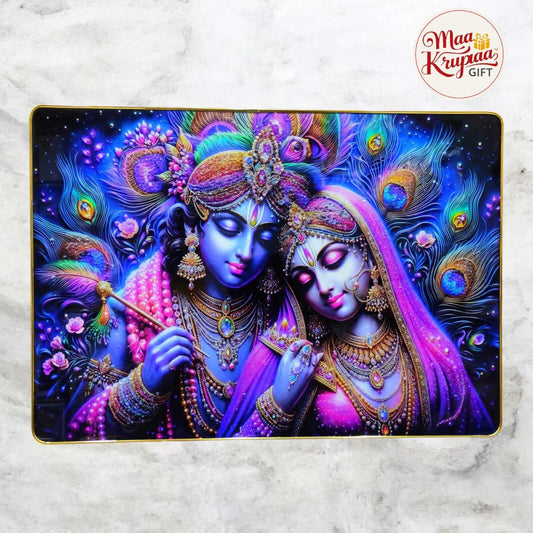 ETERNAL RADHA KRISHNA LOVE PRIMIUM HOME DECOR WALL FRAME 1034 D9