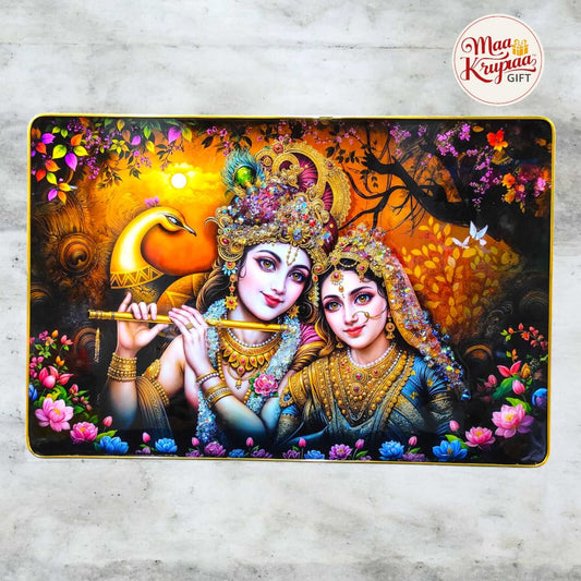 RADHA KRISHNA SUNSET PRIMUME HOME DECOR WALL FRAME 811