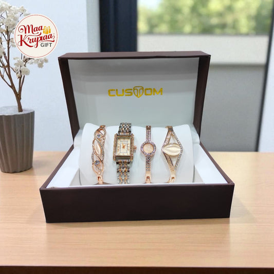 CUSTOM WATCH & BRACELET GIFT SET W40