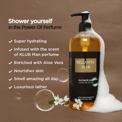 KLUB MAN SHOWER GEL - 500ML W73