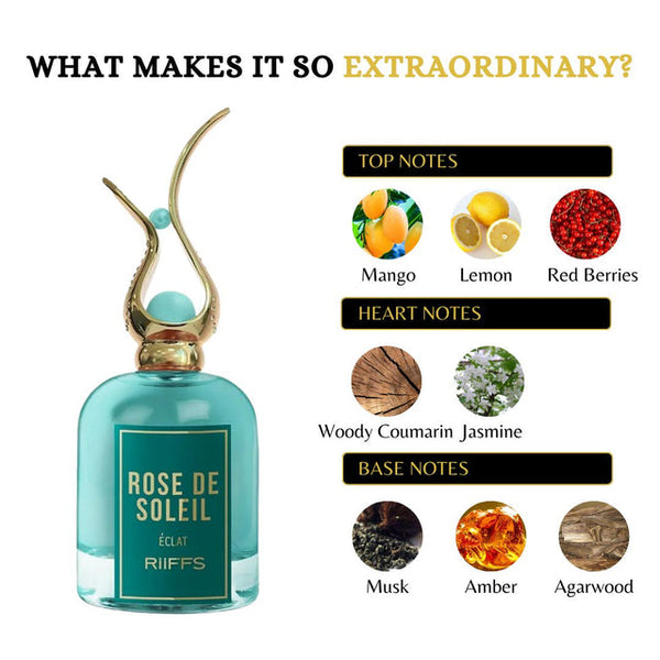 ROSE DE SOLEIL ECLAT ( 100ML ) Perfume By RiiFFS