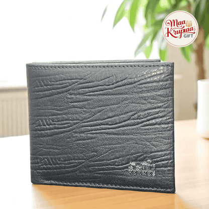 HERMÈS BLACK LEATHER WALLET W2299