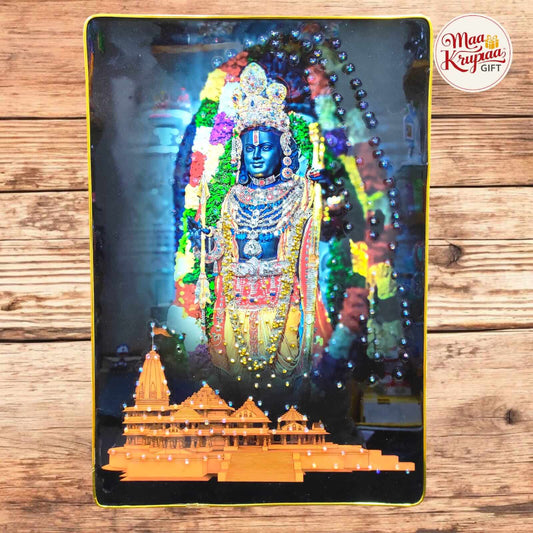 SHREE RAM MOUSE PAD WITH AYODHYA RAM MANDIR PRIMIUM HOME DECOR WALL FRAME 
1034 D2
