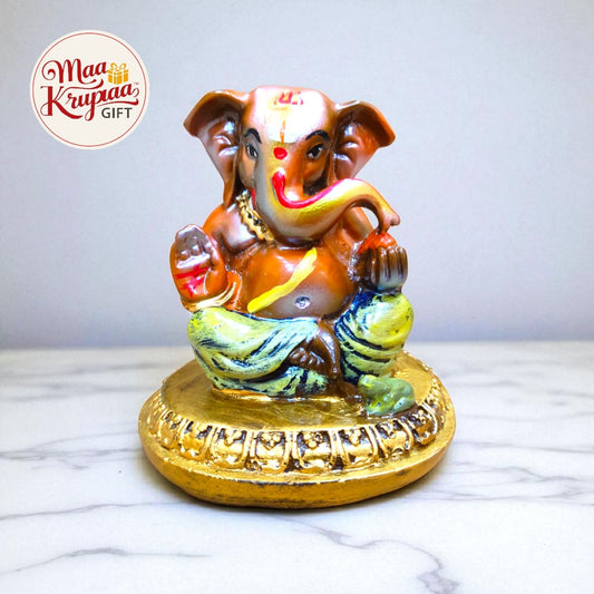 GANESHA WITH LADDU PREMIUM IDOL W144
