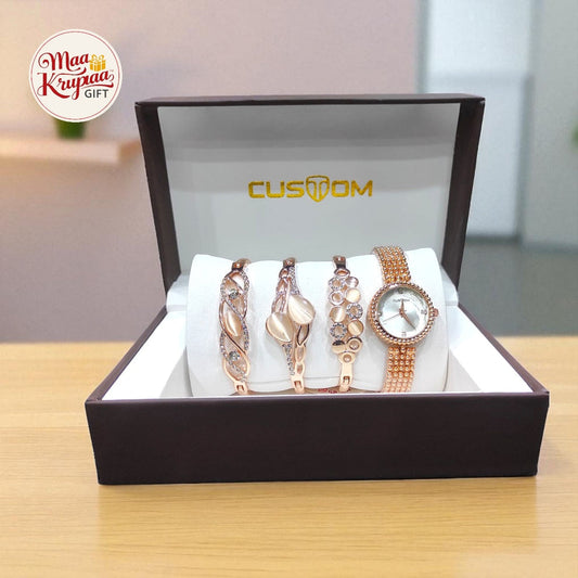 CUSTOM WATCH & BRACELET GIFT SET W46