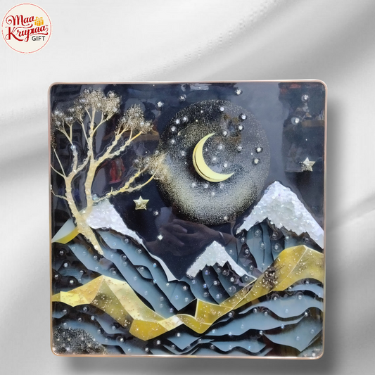 Wall Hanging With a Night-Time Landscape Theme W331