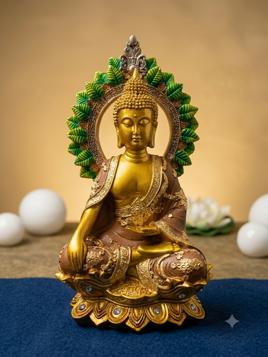 MEDITATING BUDDHA STATUE B4MK