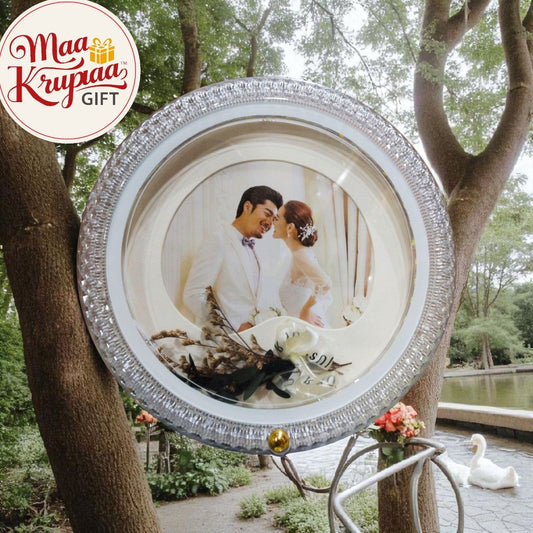 LED Crystal Moon Lamp Photo Frame. W206