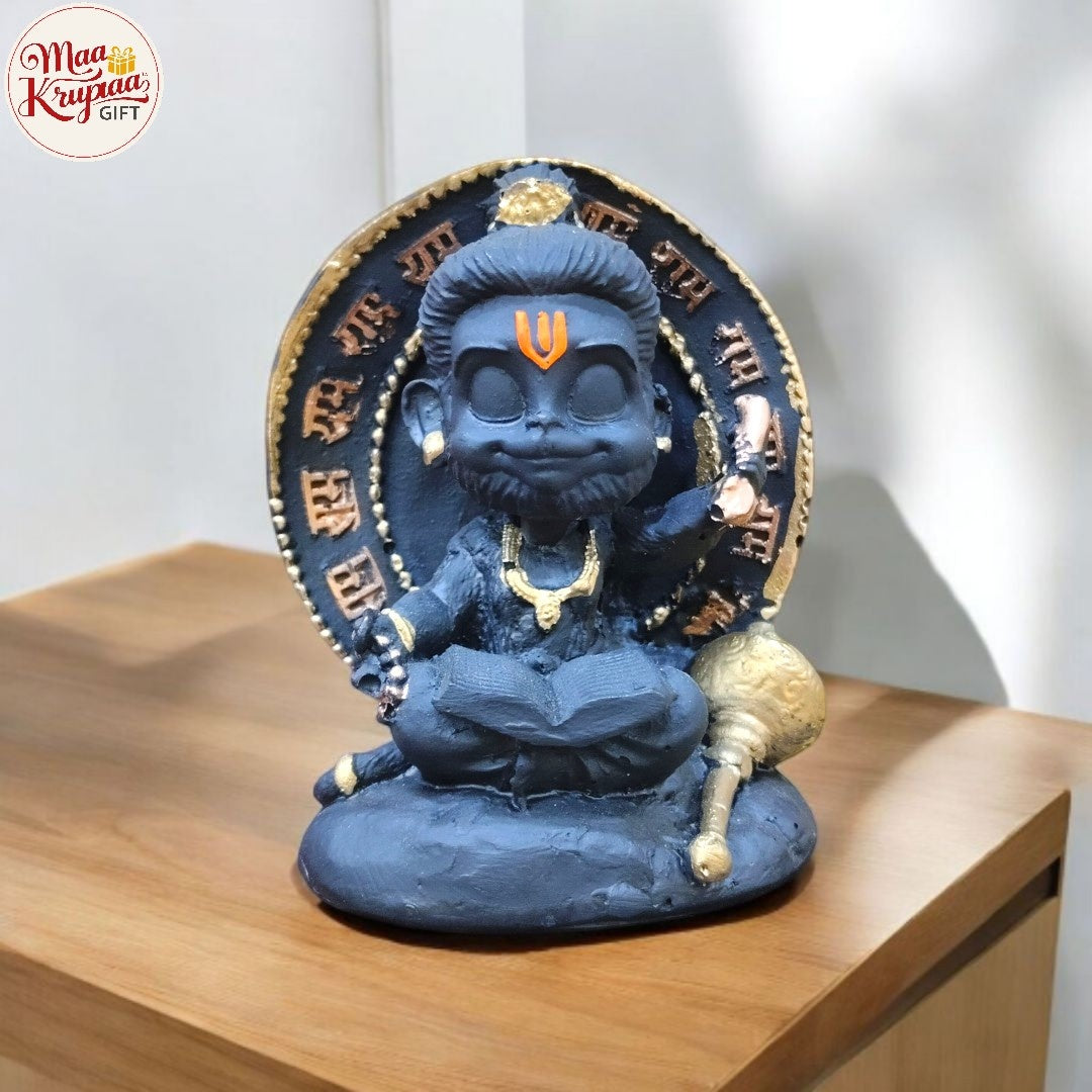 Meditating Bal Hanuman Idol W278