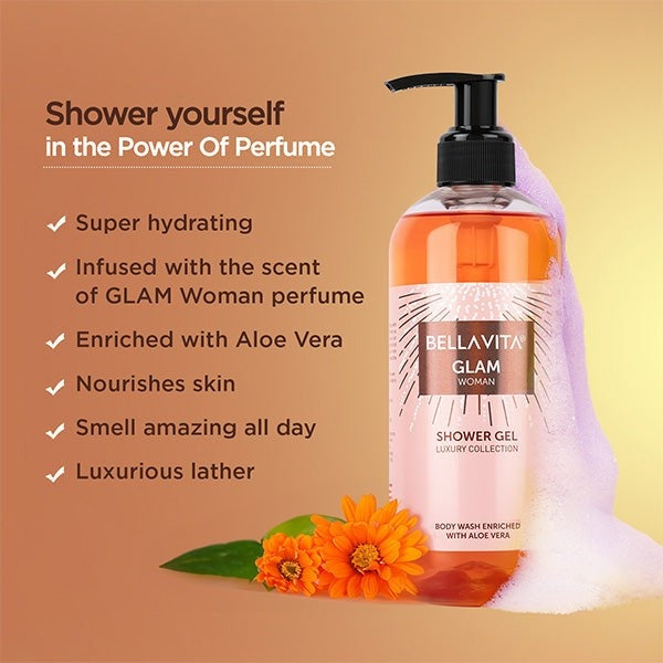 GLAM Woman Shower Gel - 500ml W72