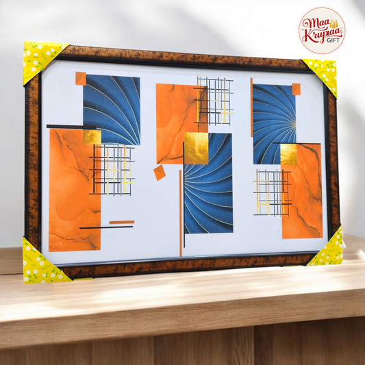 MODERN ABSTRACT ART WALL FRAME 01132 D22