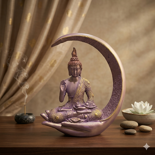 BUDDHA DECORATIVE SHOWPICE PURPLE LIMITED EDITION MK8011