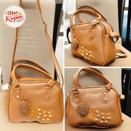 MYBAGS DESIGNER EMBROIDERED HANDBAG 1438 LP12