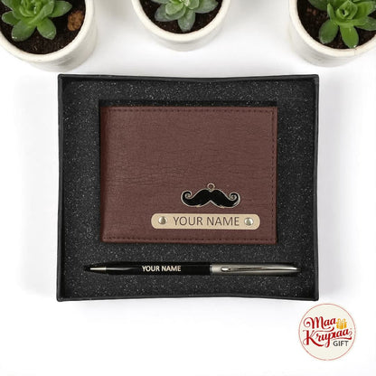 PERSONALIZED WALLET & PEN GIFT SET P7
