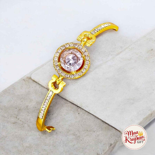 GOLD PLATED STONE STUDDED BRACELET 1441