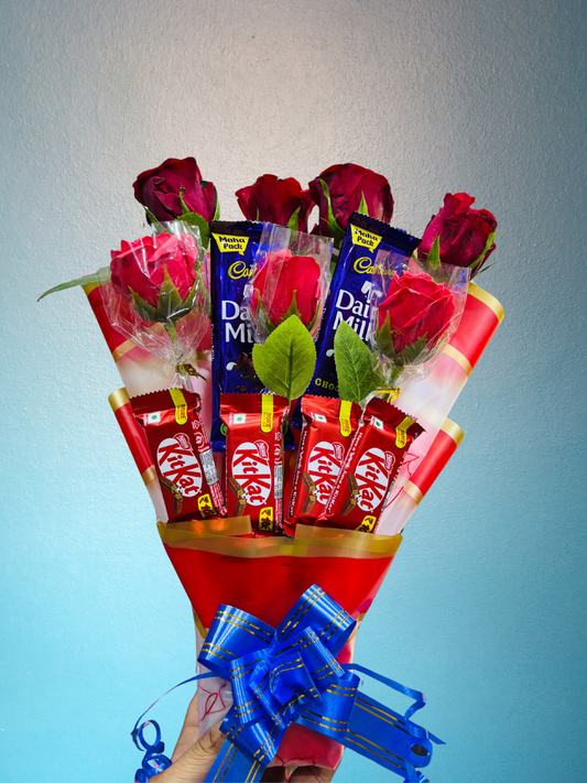 Orignal Rose with Chocolates Beautiful Bouque
