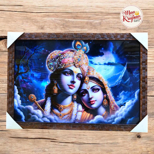 DIVINE RADHA KRISHNA PREMIUM HOME DECOR WALL FRAME 1338 A7
