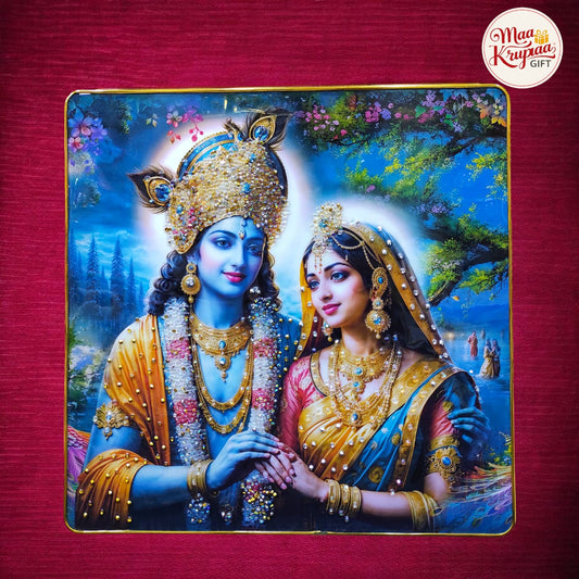 RADHA KRISHNA DECORATIVE PRIMUME HOME DECOR WALL FRAME 1034 D24