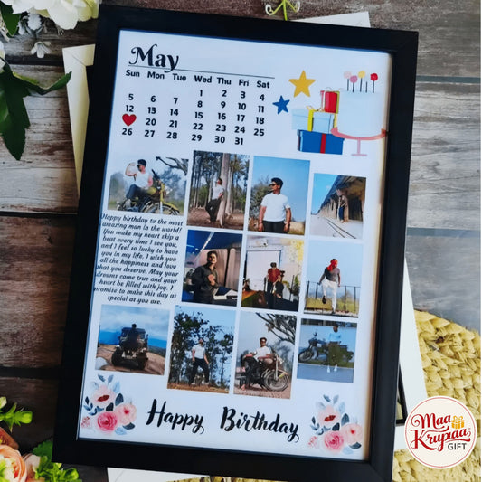 PERSONALIZED BIRTHDAY CALENDAR FRAME P11