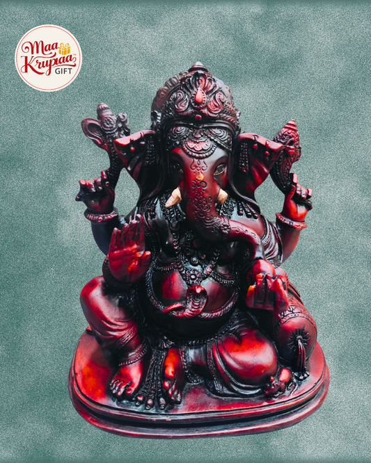 Brown Editing Ganesh ji showpiece Mk716