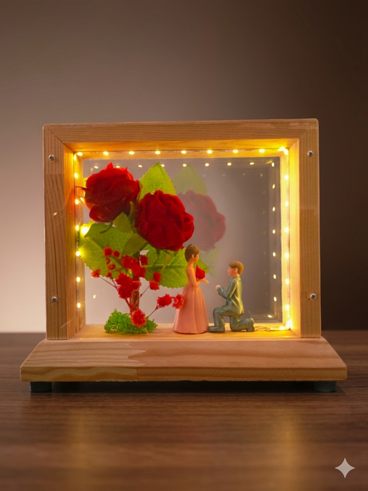 Love Story Glow Frame Showpiece ( LS31 )