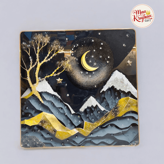 MOONLIGHT MOUNTAN HONE DECOR WALL FRAME Z2