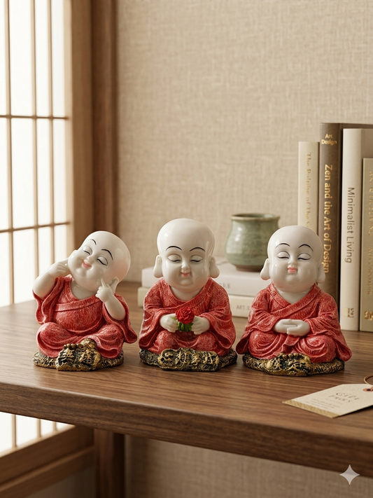 LUCKY MONKS FIGURINES PC