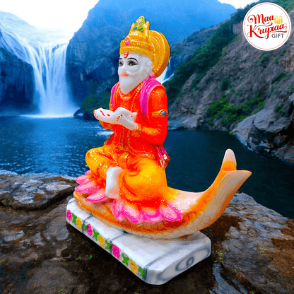 HIGHLY FINISHED MULTICOLOUR WASHABLE JHULELAL IDOL 1033