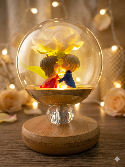 Love Globe Lamp Showpiece ( LS72 )