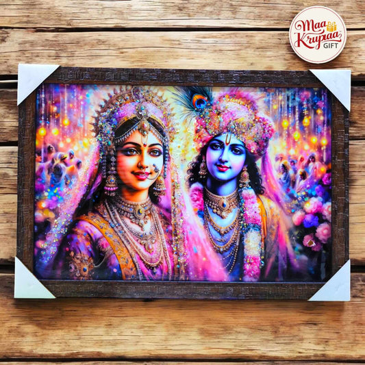 RADHA KRISHNA PREMIUM HOME DECOR WALL FRAME 1338 A1