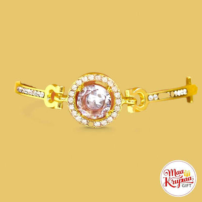 GOLD PLATED STONE STUDDED BRACELET 1441