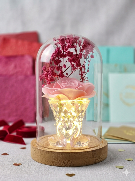 Swan Love Lamp Showpiece ( LS69 )