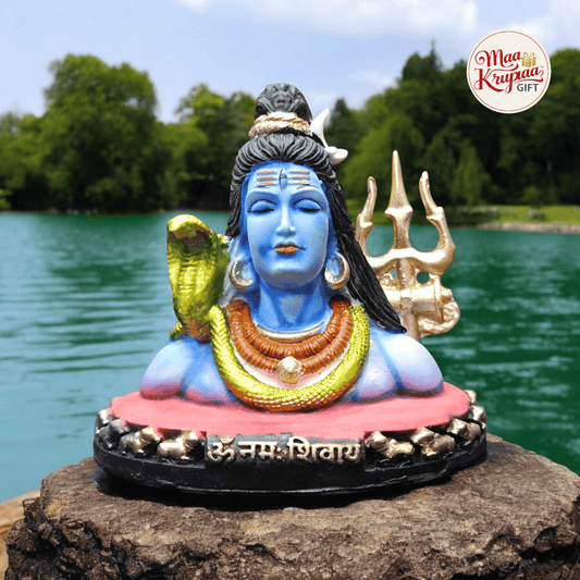 LORD SHIVA BUST IDOL WITH TRISHUL 1256